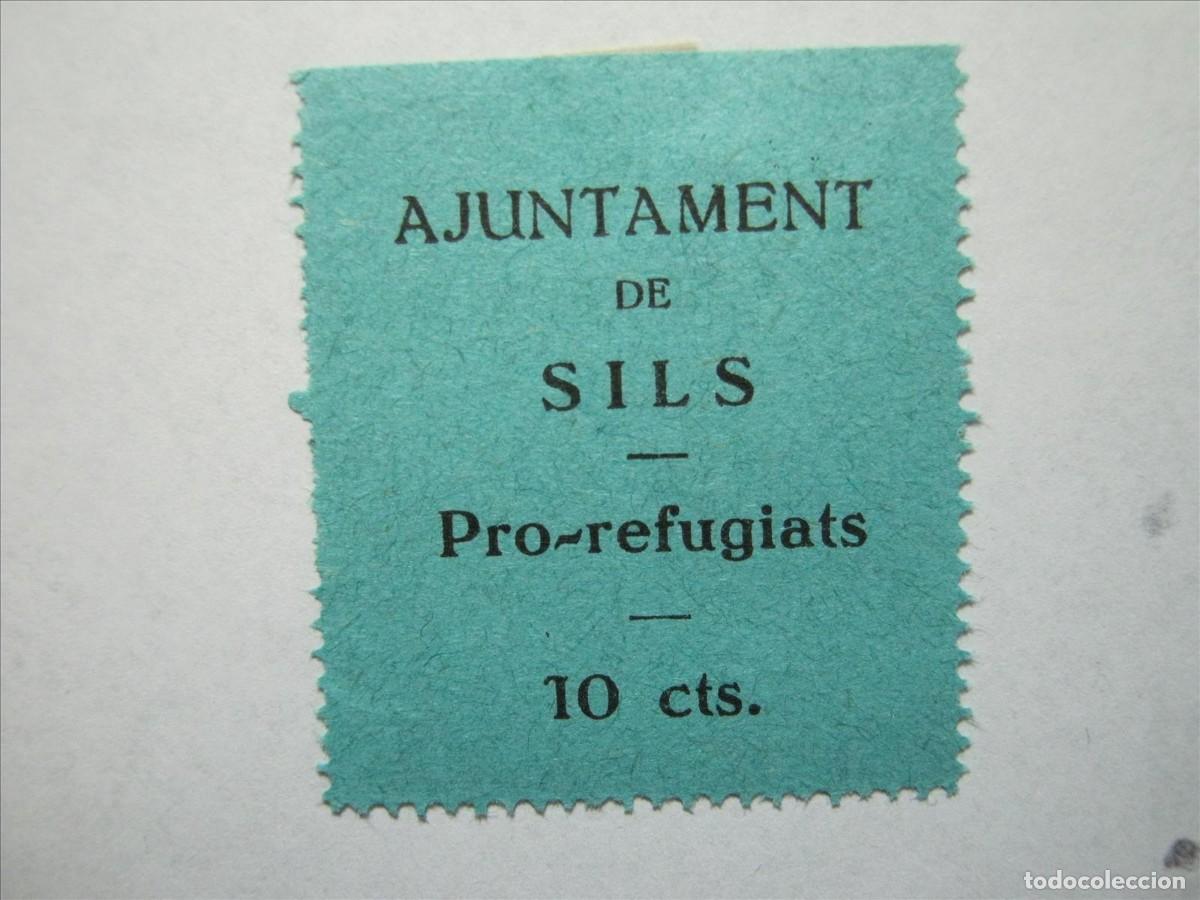 Sellos: SILS (GERONA) PRO-REFUGIATS MH* LUJO. - Foto 1