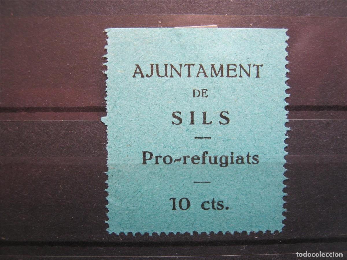 Sellos: SILS (GERONA) PRO-REFUGIATS MH* LUJO. - Foto 2