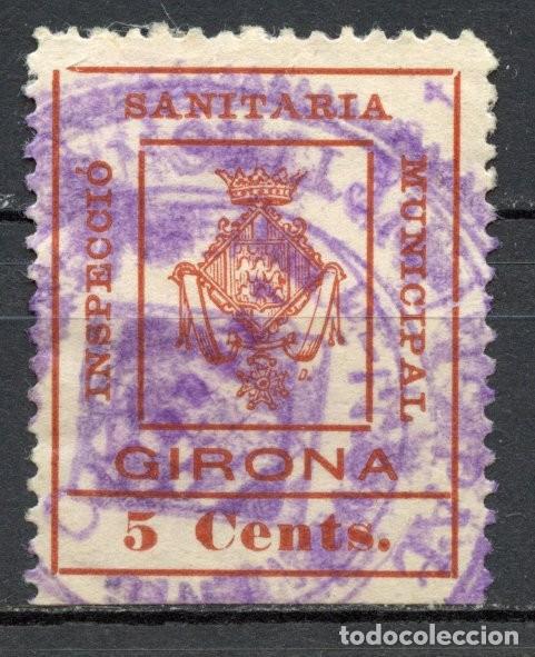 Briefmarken: GERONA - GIRONA SELLO LOCAL REPUBLICANO EDIFIL N&ordm; 24A 5 CENTS NO RESE&Ntilde;ADO