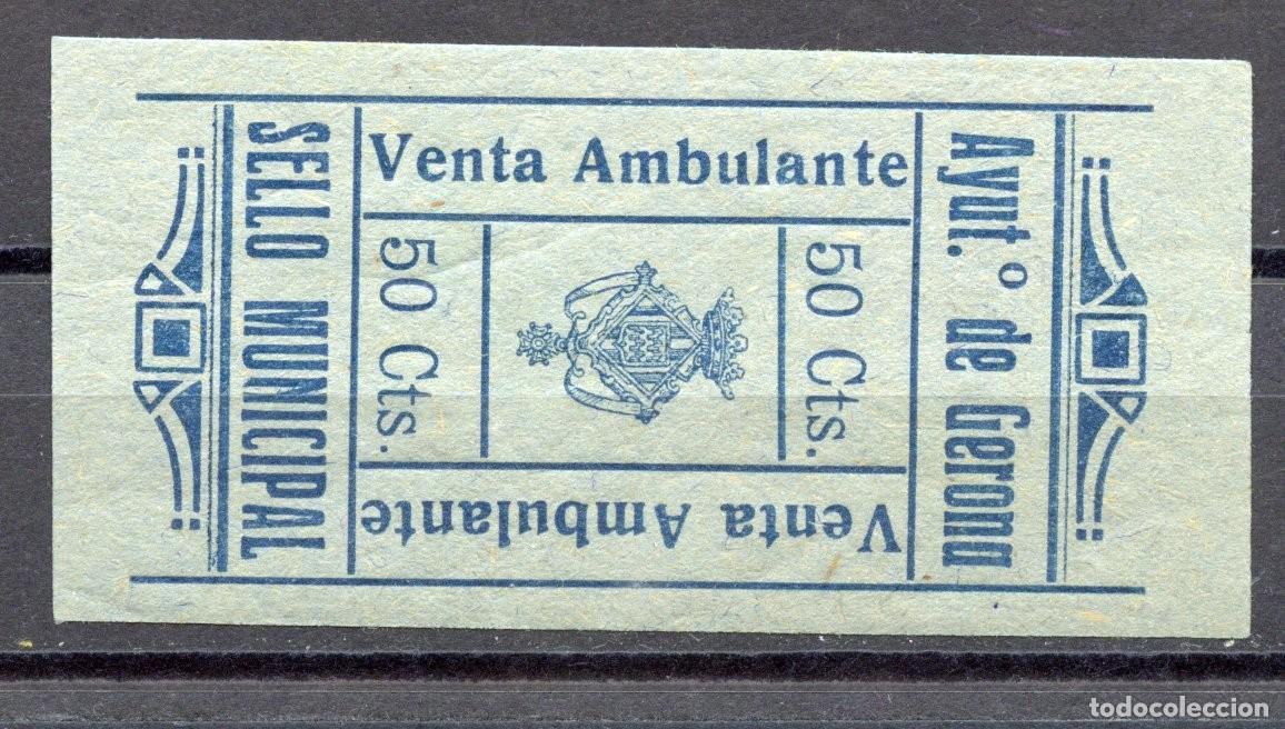 Briefmarken: GERONA - GIRONA SELLO MUNICIPAL VENTA AMBULANTE 25 CTS