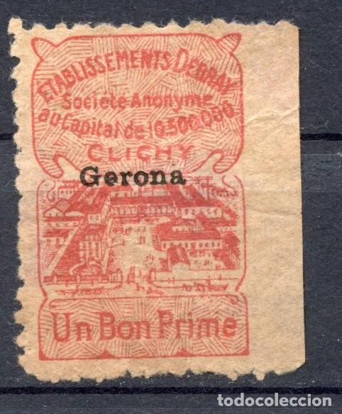 Briefmarken: GIRONA - GERONA. SELLO PRIMA DE &Eacute;TABLISSEMENTS DEBRAY - CLICHY, CON SOBRECARGA &rdquo;Gerona&rdquo;