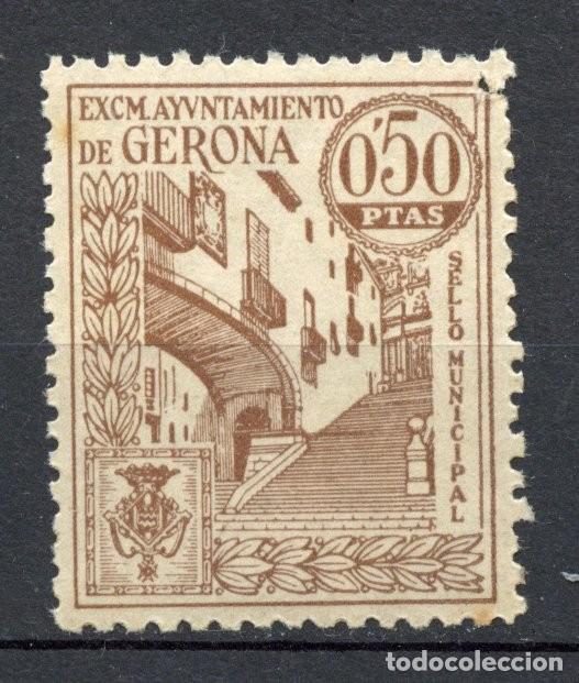 Briefmarken: GERONA - GIRONA SELLO MUNICIPAL DEM 0,50 PTAS.