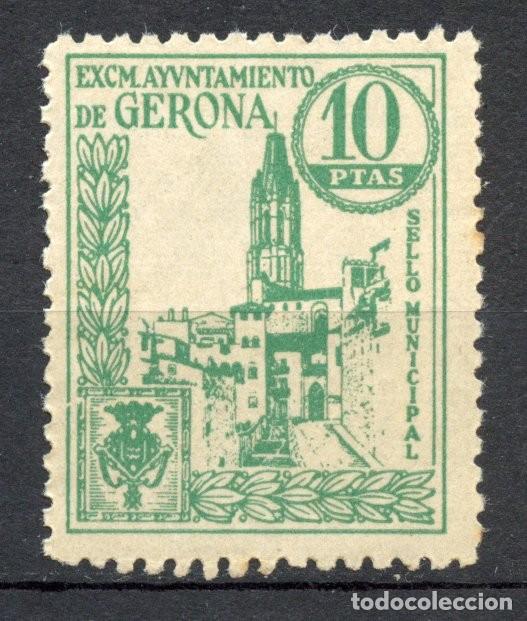 Briefmarken: GERONA - GIRONA SELLO MUNICIPAL DE 10 PTAS.