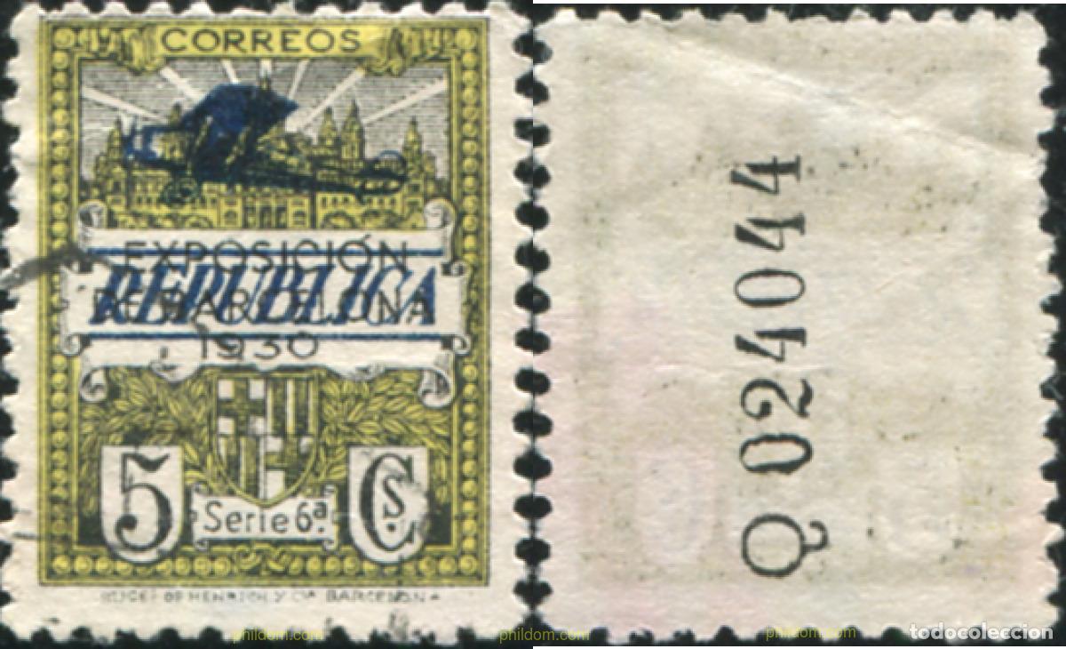 Briefmarken: 776810 USED ESPA&Ntilde;A. Barcelona 1932 EXPOSICION FILATELICA EN BARCELONA 1930