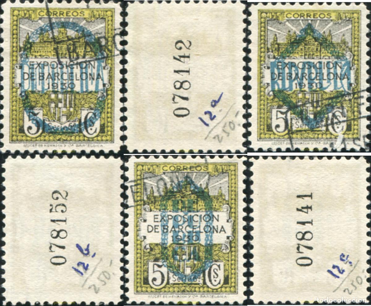 Briefmarken: 776811 USED ESPA&Ntilde;A. Barcelona 1931 EXPOSICION FILATELICA EN BARCELONA 1930