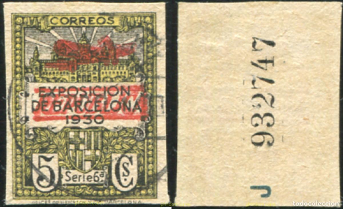 Briefmarken: 776813 USED ESPA&Ntilde;A. Barcelona 1932 EXPOSICION FILATELICA EN BARCELONA 1930