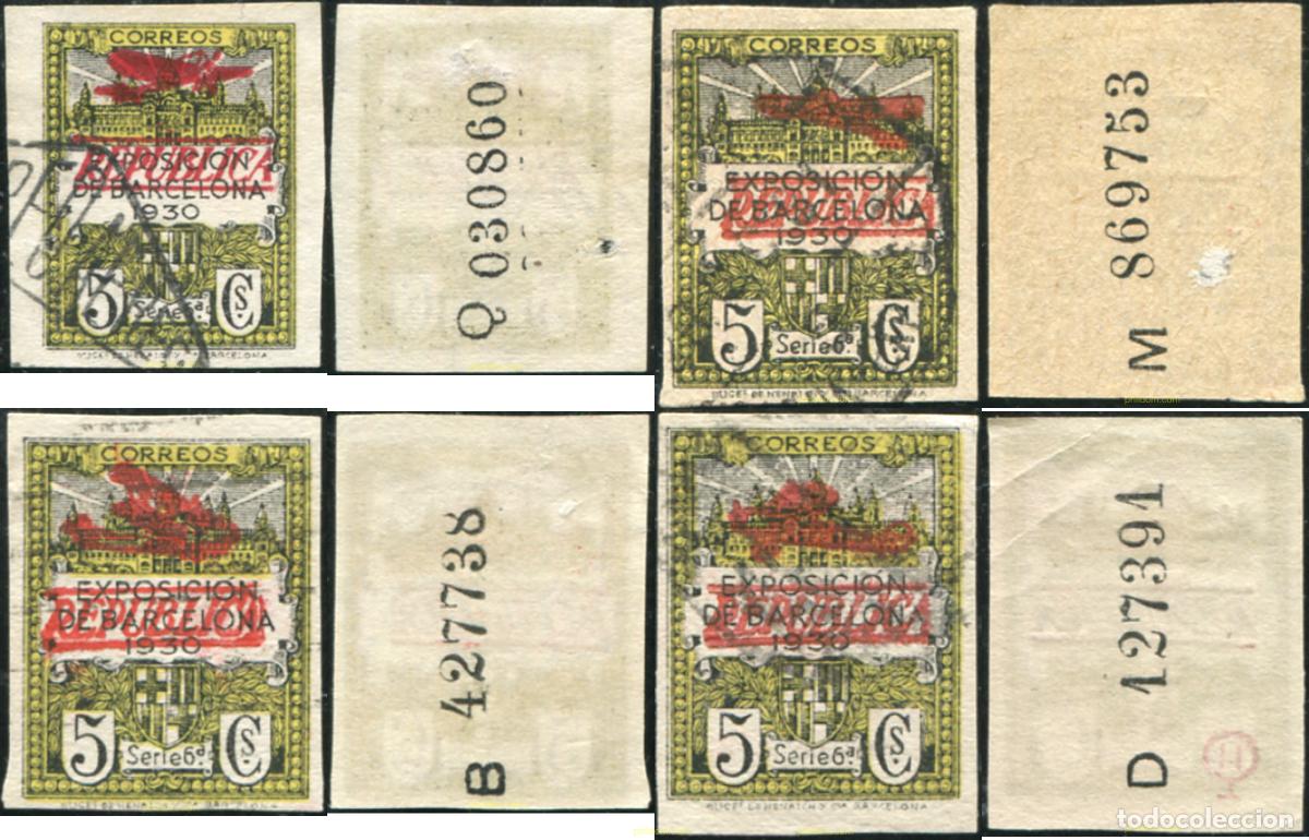 Briefmarken: 776812 USED ESPA&Ntilde;A. Barcelona 1932 EXPOSICION FILATELICA EN BARCELONA 1930