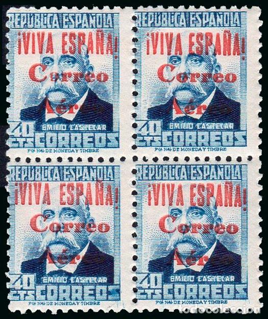 Selos: Espa&ntilde;a - Em. Local Patri&oacute;ticas - Burgos - Ed ** 68 Bl. 4 - 1937 - Habilitado