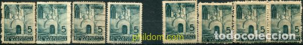 Stamps: 776852 USED ESPA&Ntilde;A. Barcelona 1938 PUERTA GOTICA DEL AYUNTAMIENTO