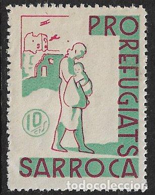 Timbres: Guerra Civil, locales, L&eacute;rida SARROCA, FESOFI n&ordm; 4 * * variedad