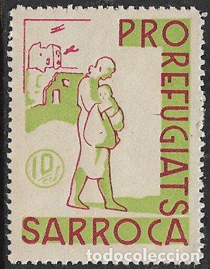 Timbres: Guerra Civil, locales, L&eacute;rida SARROCA, FESOFI n&ordm; 3 * * variedad