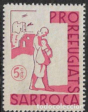Timbres: Guerra Civil, locales, L&eacute;rida SARROCA, FESOFI n&ordm; 2 * * variedad