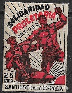 Briefmarken: Guerra Civil, locales, Ja&eacute;n, SANTIAGO DE LA ESPADA, FESOFI n&ordm; 6a * *
