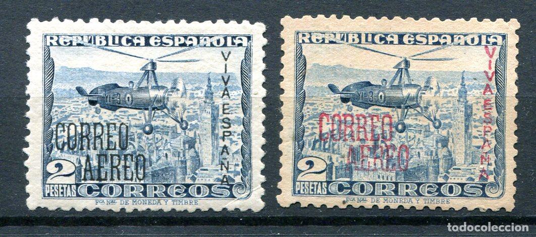 Briefmarken: Edifil 60/61 de emisiones patri&oacute;ticas de San Sebasti&aacute;n. Ver descripci&oacute;n.