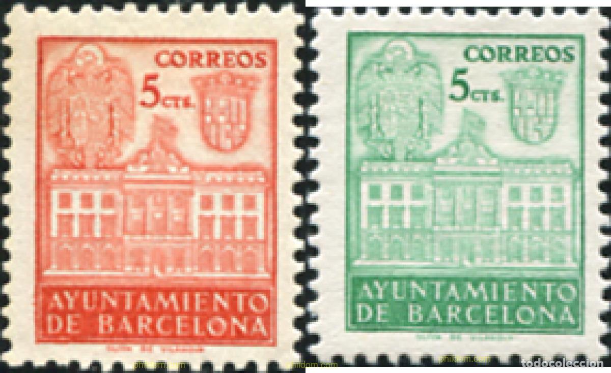 Briefmarken: 131305 MNH ESPA&Ntilde;A. Barcelona 1942 3 ANIVERSARIO DE LA LIBERACION DE BARCELONA
