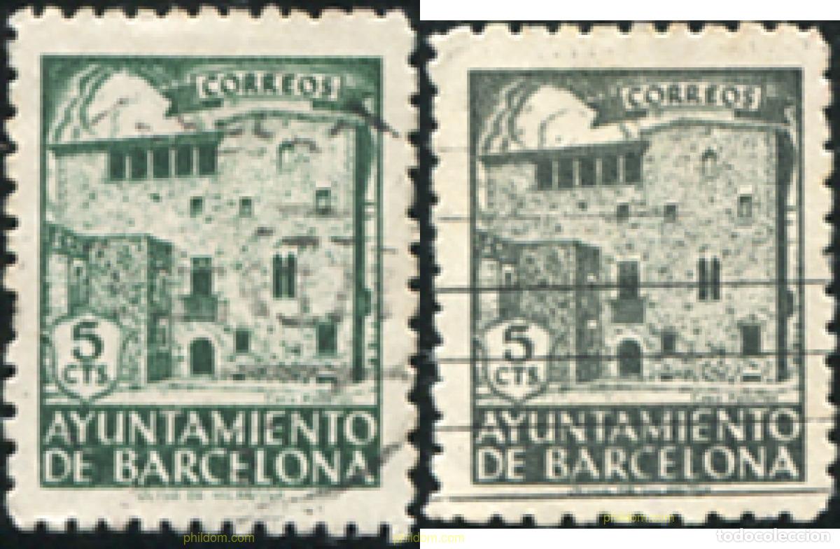 Briefmarken: 776931 USED ESPA&Ntilde;A. Barcelona 1943 CASA PADELLAS