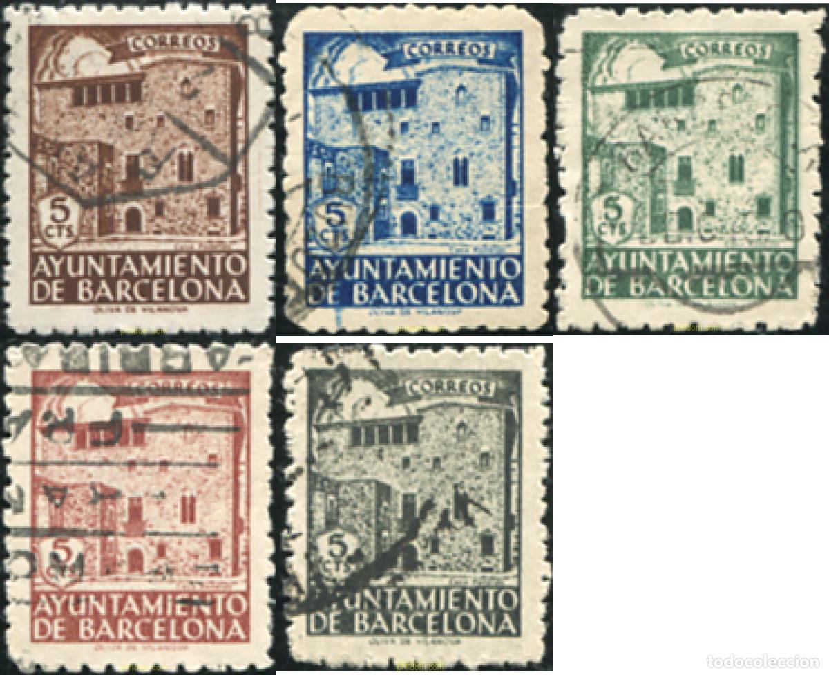Briefmarken: 776930 USED ESPA&Ntilde;A. Barcelona 1943 CASA PADELLAS