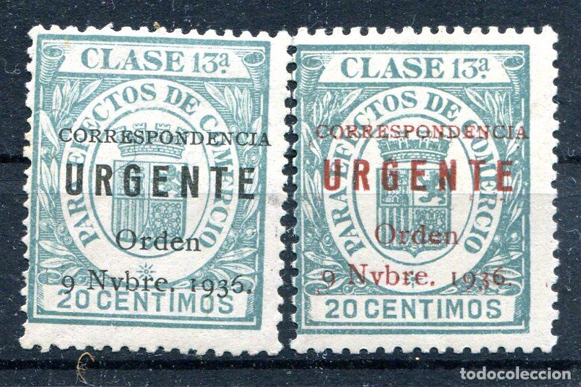 Briefmarken: Edifil 50/51 de emisiones patri&oacute;ticas de Burgos. Ver descripci&oacute;n.