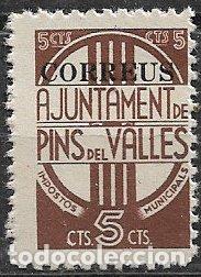 Briefmarken: Guerra Civil, locales, Barcelona. PINS DEL VALL&Eacute;S, FESOFI n&ordm; 37 * *