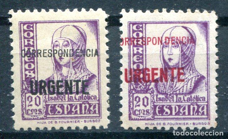 Briefmarken: Edifil 81/82 de emisiones patri&oacute;ticas de Burgos. Ver descripci&oacute;n.