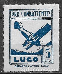 Stamps: Guerra Civil, locales, Lugo, LUGO, FESOFI n&ordm; 21 (*)
