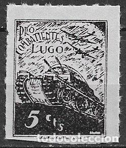 Stamps: Guerra Civil, locales, Lugo, LUGO, FESOFI n&ordm; 26 (*)