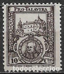 Briefmarken: Guerra Civil, locales, Toledo, TALAVERA, FESOFI n&ordm; 1 * *