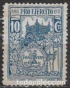 Briefmarken: Guerra Civil, locales, Toledo, TALAVERA, FESOFI n&ordm; 2 (*)
