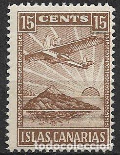 Briefmarken: Guerra Civil, locales, Canarias, CANARIAS, FESOFI n&ordm; 18 * *