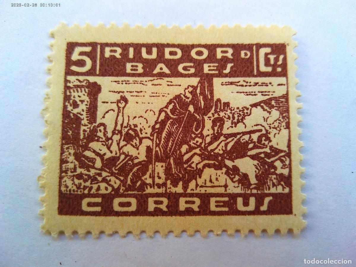 Briefmarken: GUERRA CIVIL : VI&Ntilde;ETA DE RUIDOR DE BAGES ( BARCELONA ) . NUEVO SIN USAR