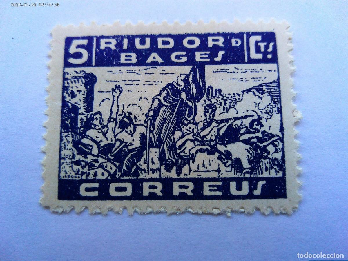 Briefmarken: GUERRA CIVIL : VI&Ntilde;ETA DE RUIDOR DE BAGES ( BARCELONA ) . NUEVO SIN USAR