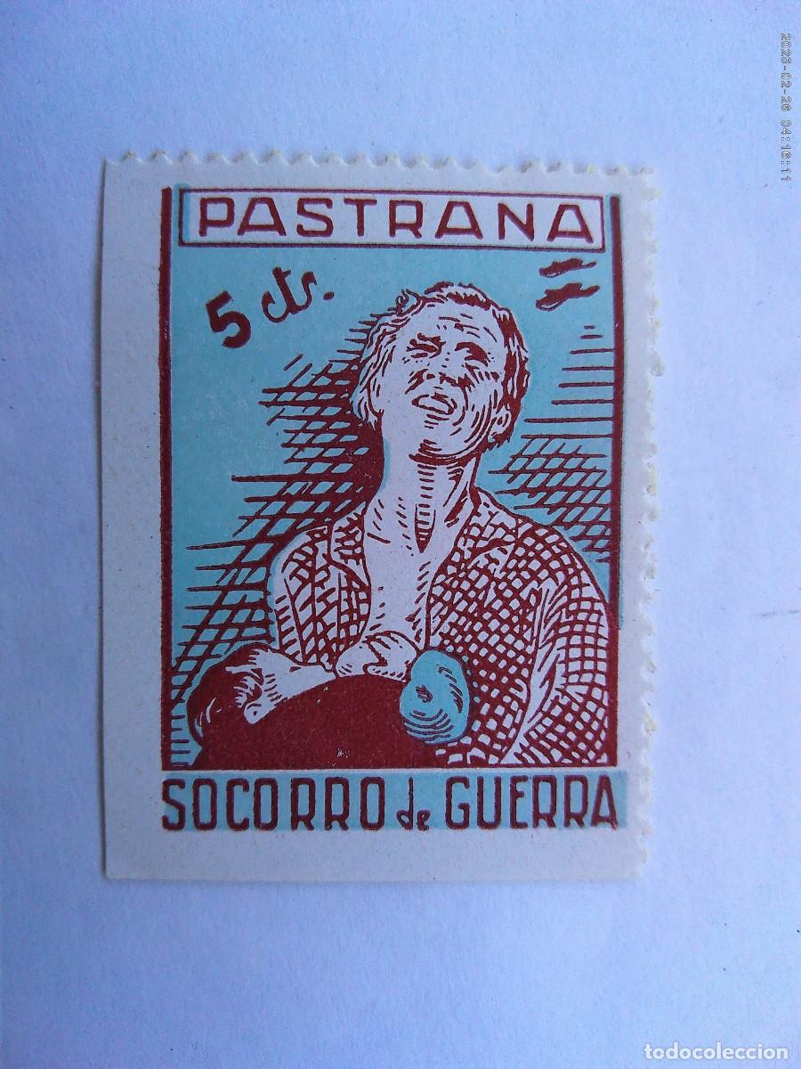 Briefmarken: GUERRA CIVIL : VI&Ntilde;ETA SOCORRO DE GUERRA , PASTRANA ( GUADALAJARA ) . SIN USAR