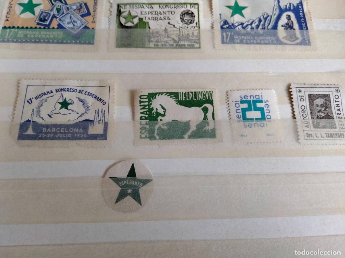 Sellos: ANTIGUAS VI&Ntilde;ETAS DE ESPERANTO - Foto 3