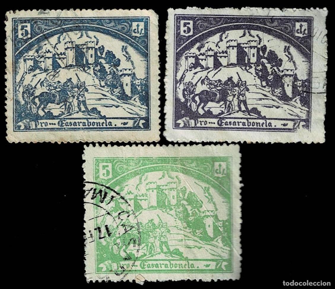 Selos: Guerra Civil CASARABONELA Fesofi n&ordm; 1-3 Serie Usada VER