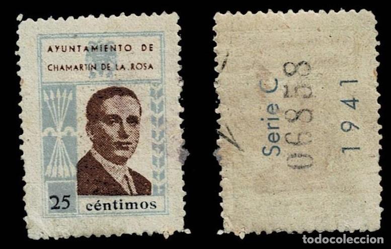 Briefmarken: 0196 Guerra Civil CHAMARTIN DE LA ROSA (Madrid) Efigie de CALVO SOTELO Fesofi n&ordm; 8 Valor 25 cts. Co