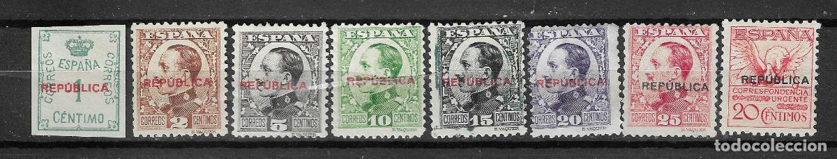 Briefmarken: EMISIONES LOCALES REPUBLICANAS ALMERIA EDIFIL 1/8* SERIE COMPLETA VALOR 210 &euro;