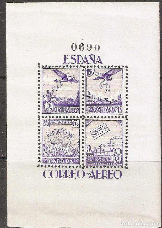 Briefmarken: PATRIOTICOS Y VI&Ntilde;ETAS HOJITA ONDARA