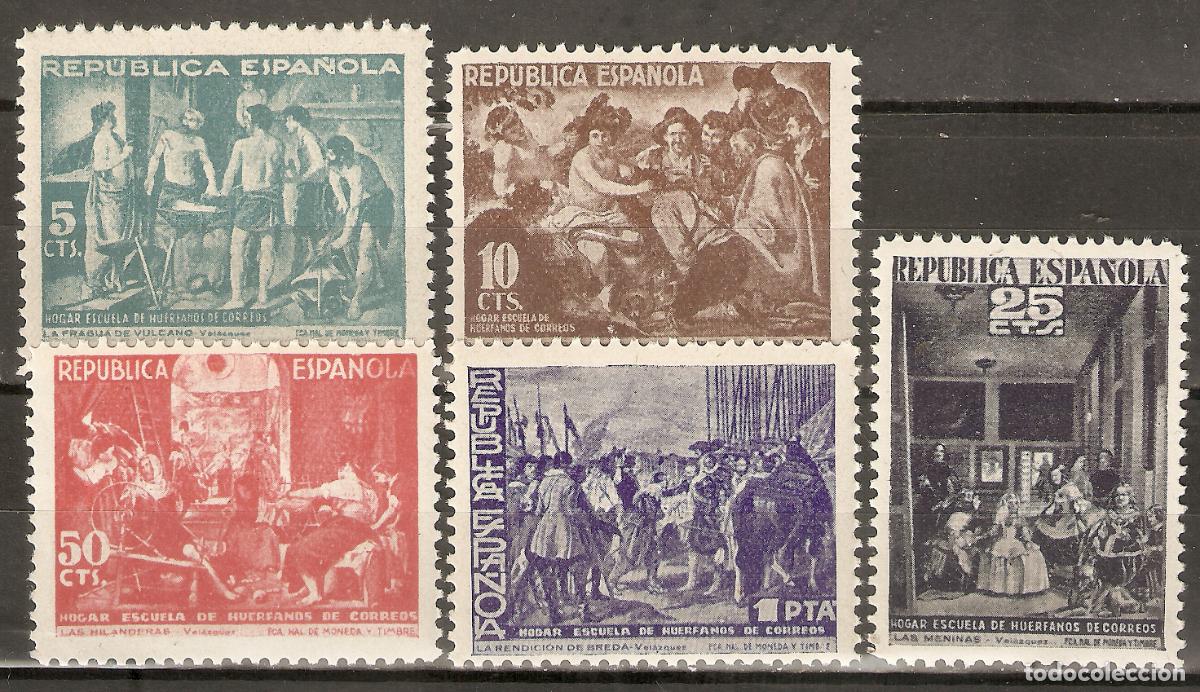 Timbres: BENEFICENCIA 1938 EDIFIL 29/33*