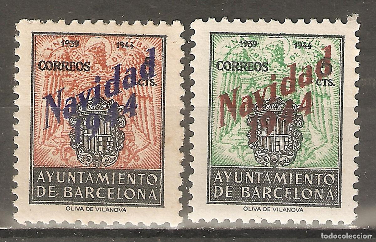 Briefmarken: BARCELONA 1944 EDIFIL SH 25/26** SIN FIJASELLOS