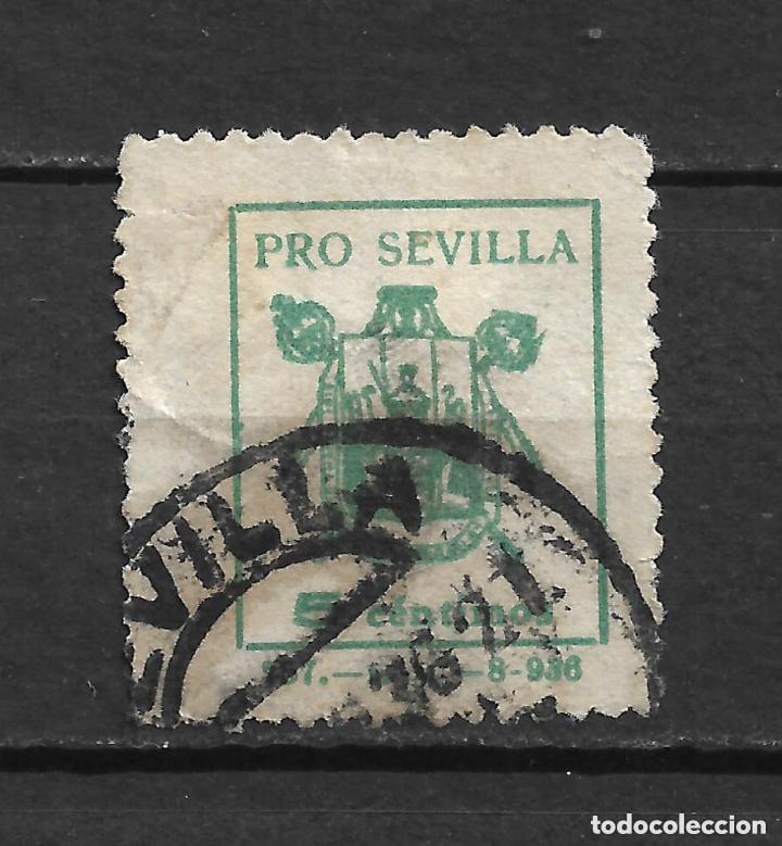 Sellos: espa&ntilde;a guerra civil - pro sevilla 5 cent. usado - 1/14