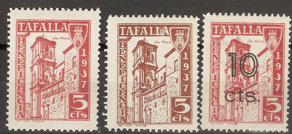 Sellos: LOCALES Y VI&Ntilde;ETAS SERIE DE TAFALLA