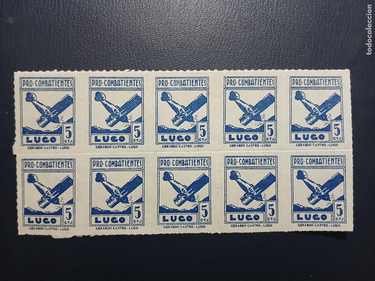 Sellos: PRO-COMBATIENTES LUGO 5 CTS