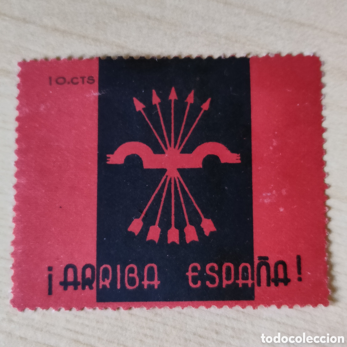 Sellos: a54 Falange 50x40mm Yugo y flechas Arriba Espa&ntilde;a FET de la JONS