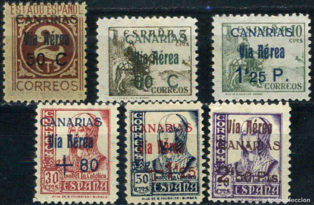 Sellos: Espa&ntilde;a - Canarias - 1938 - Foto 1