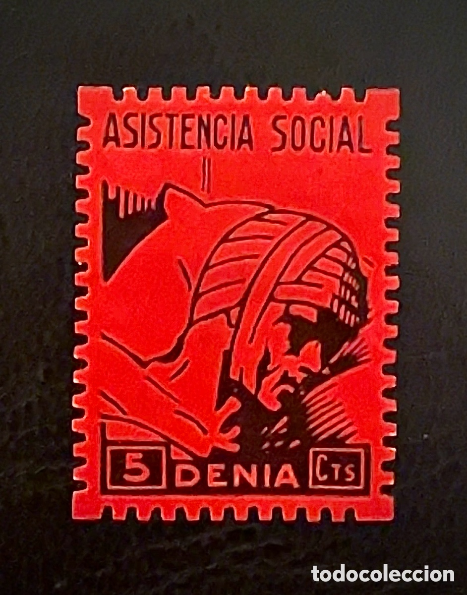 Sellos: Curioso sello Guerra Civil Denia 1937