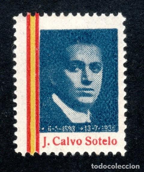 Sellos: JOS&Eacute; CALVO SOTELO. NEGRO.