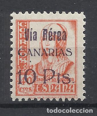 Sellos: canarias correo aereo 1938 edifil 49 nuevo** valor 2022 catalogo 60.- euros