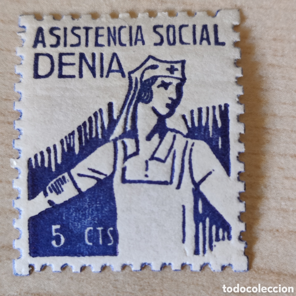 Stamps: a26 Alicante Denia asistencia social 5 cts GG456 Allepuz 60 tipo I VER