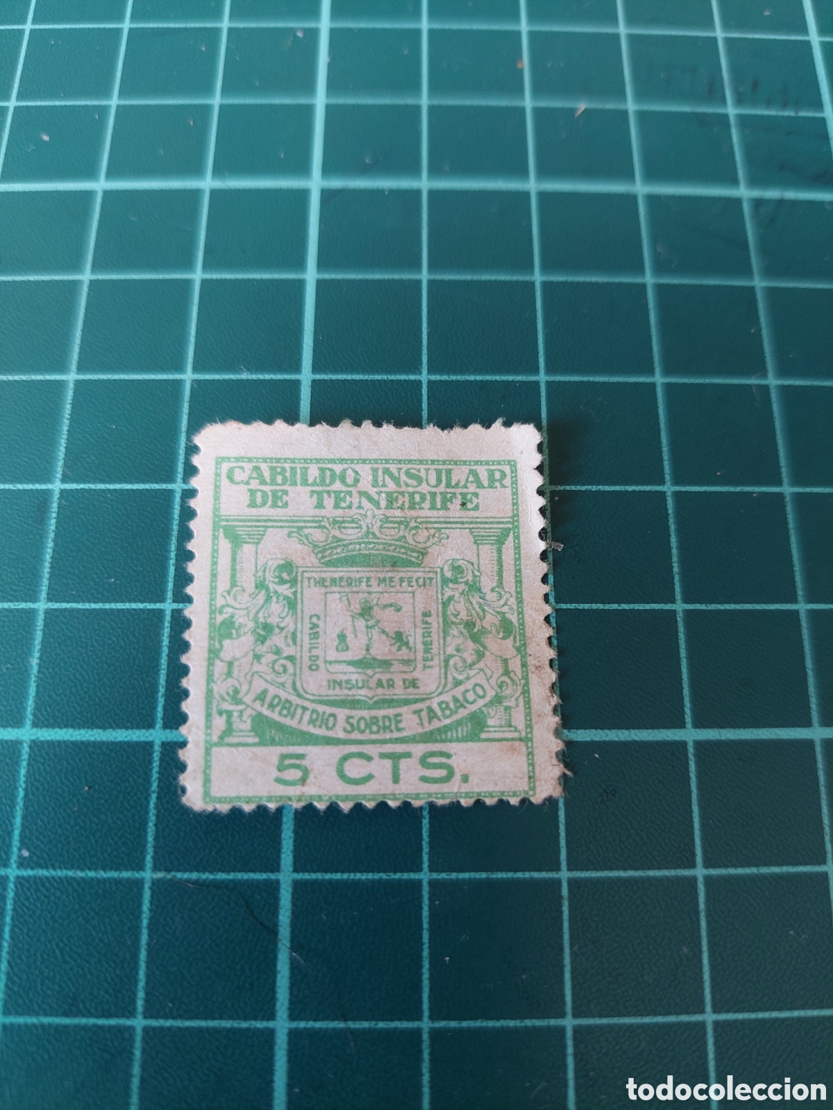 Sellos: TENERIFE CABILDO INSULAR 5 CTS ARBITRIO SOBRE TABACO