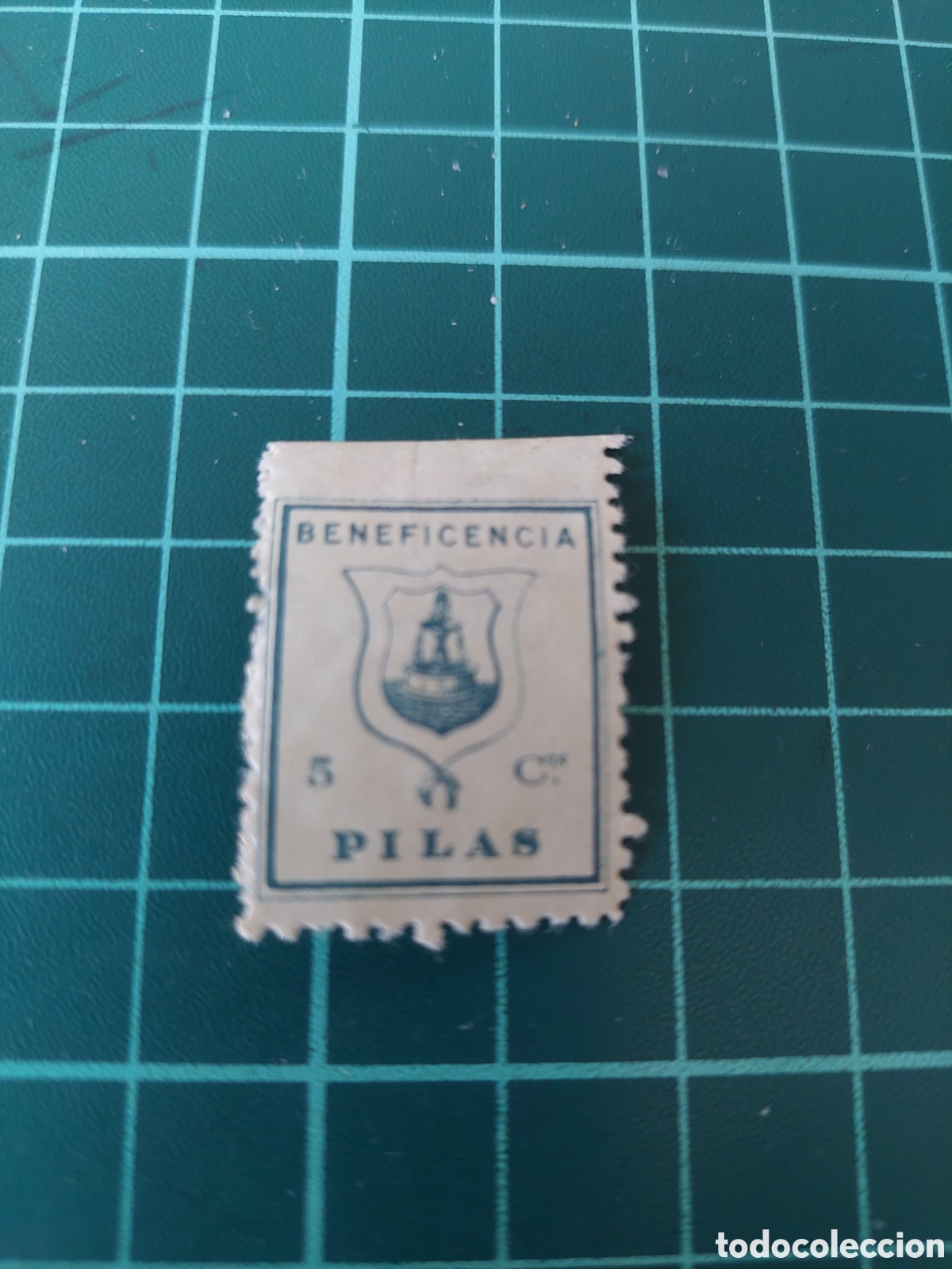 Sellos: BENIFICENCIA PILAS 5 CTMOS POLIZA GUERRA CIVIL ESPA&Ntilde;A NUEVA